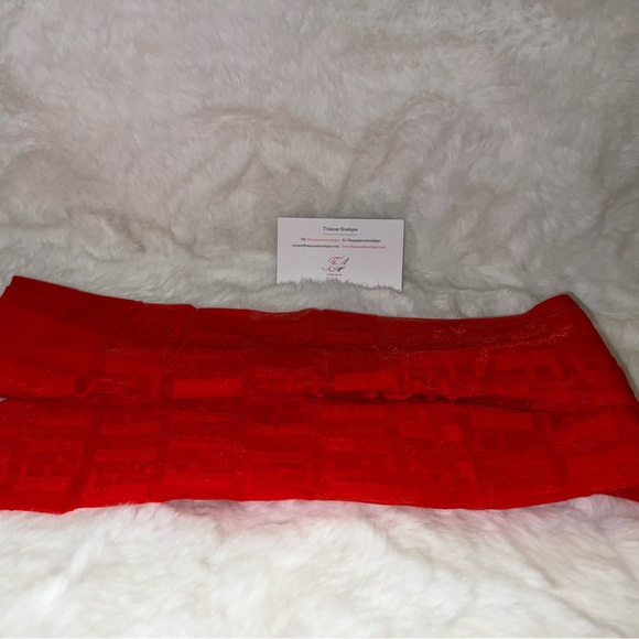 Fendi Red Leggings - Picture 3 of 4